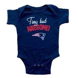 NFL New England Patriots Baby Bodysuit Navy Blue - 12 Months